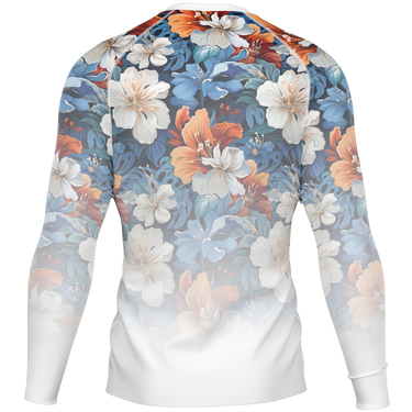 Chokefish™ Long Sleeve Rashguard Floral Men's Shirt-008-2